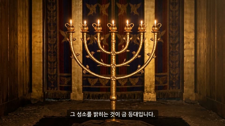 성소 금 등대 장면
